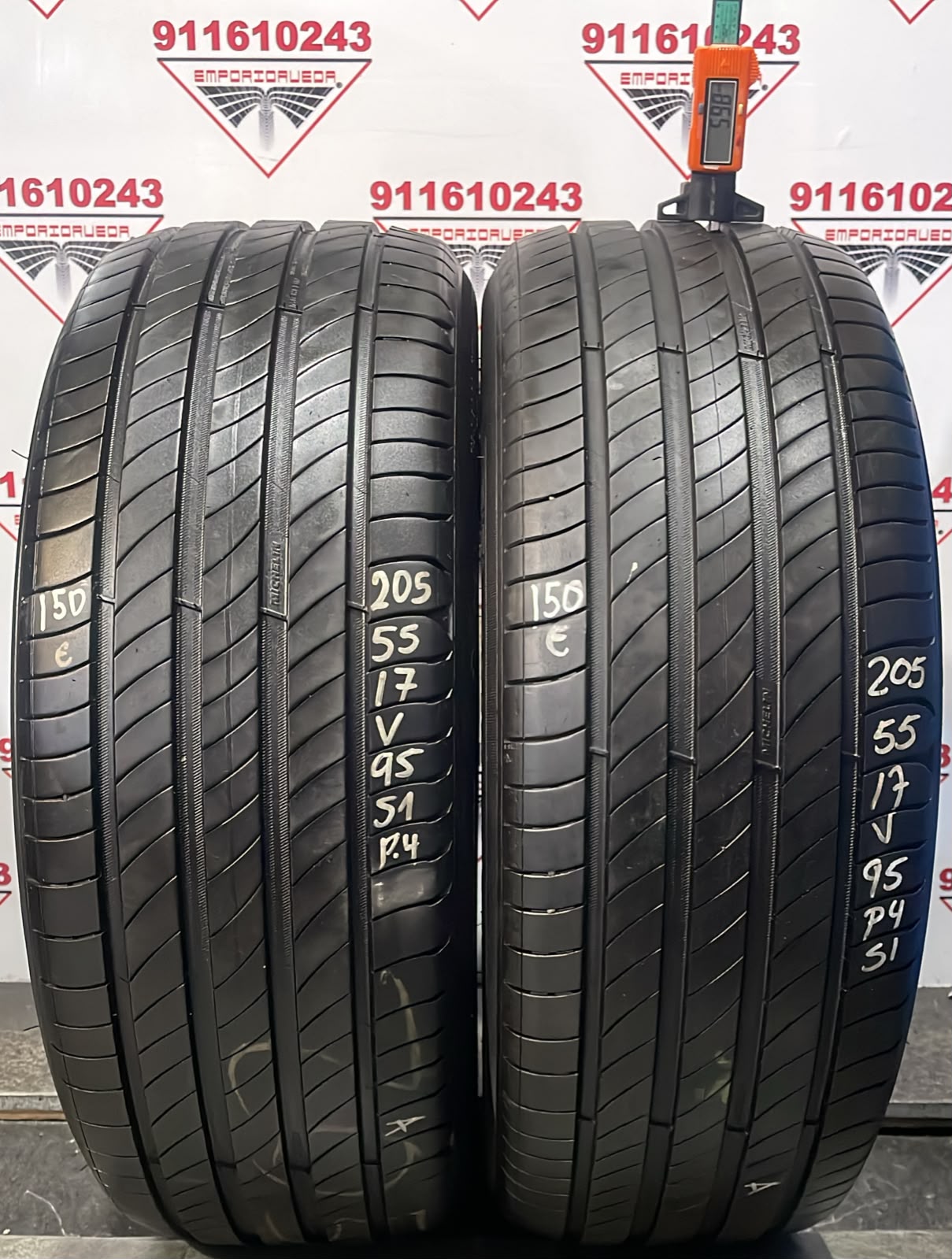 MICHELIN PRIMACY 4 S1 USADO  205/55 R17 95 V